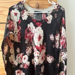Sanctuary floral sweater size XS